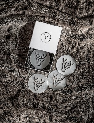 Zoom image of Moose coaster white