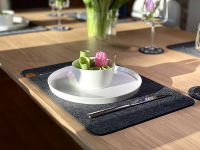 Zoom bild av EPYC Square Dark Grey bordstablett 