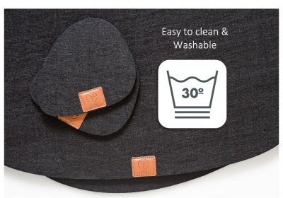 Zoom bild av EPYC O Black glasunderlägg 